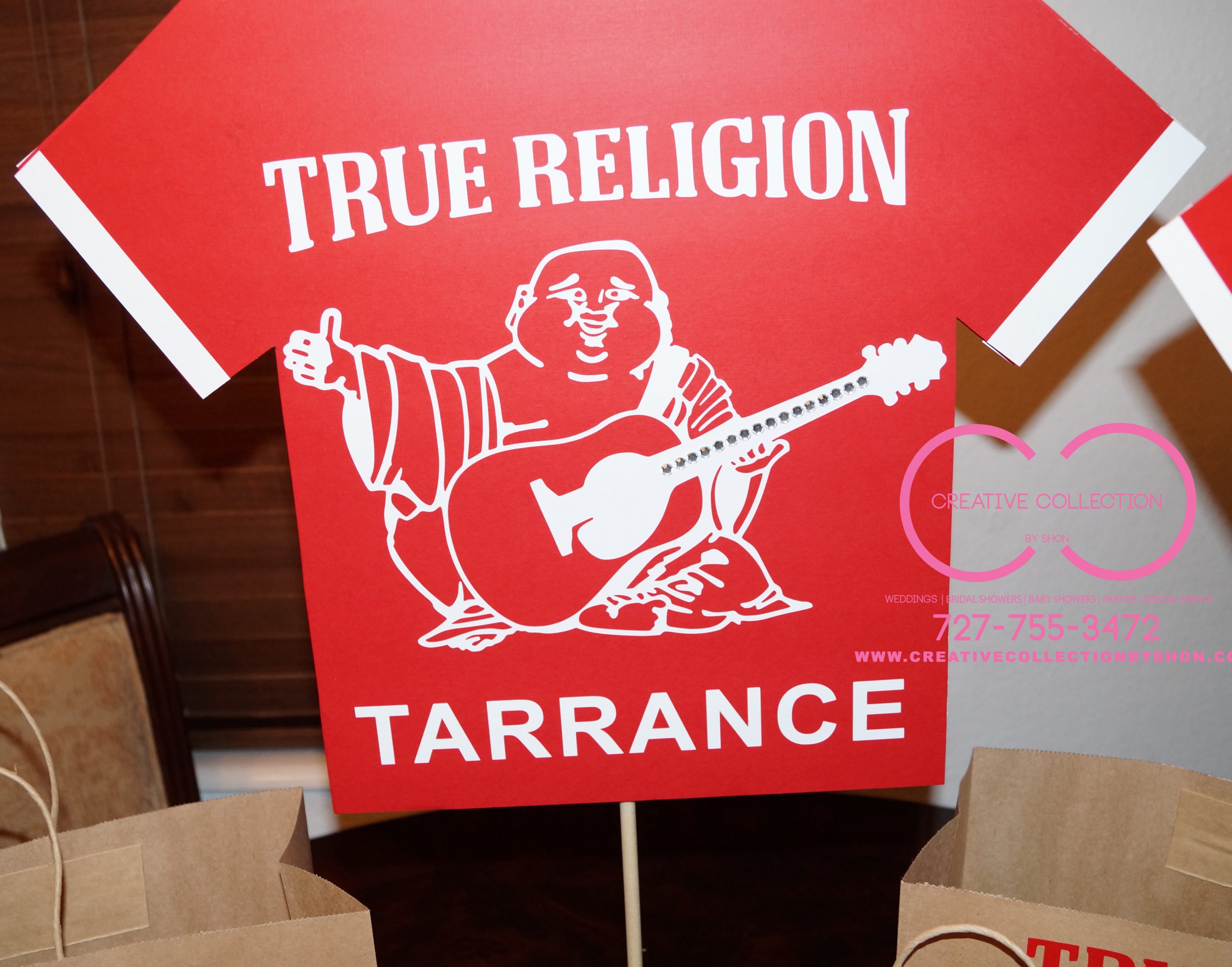 True Religion Shirt Centerpiece