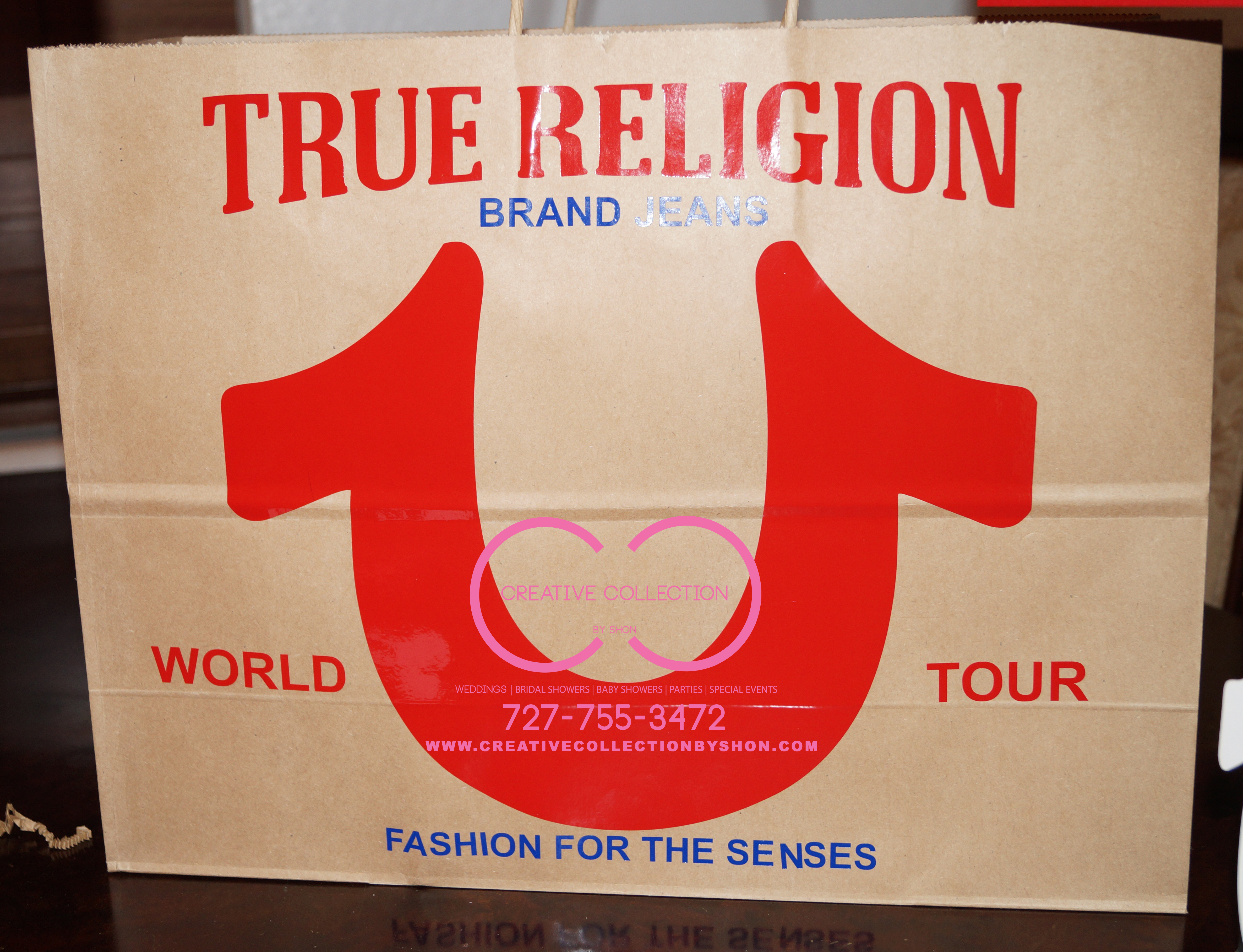true religion gift bag