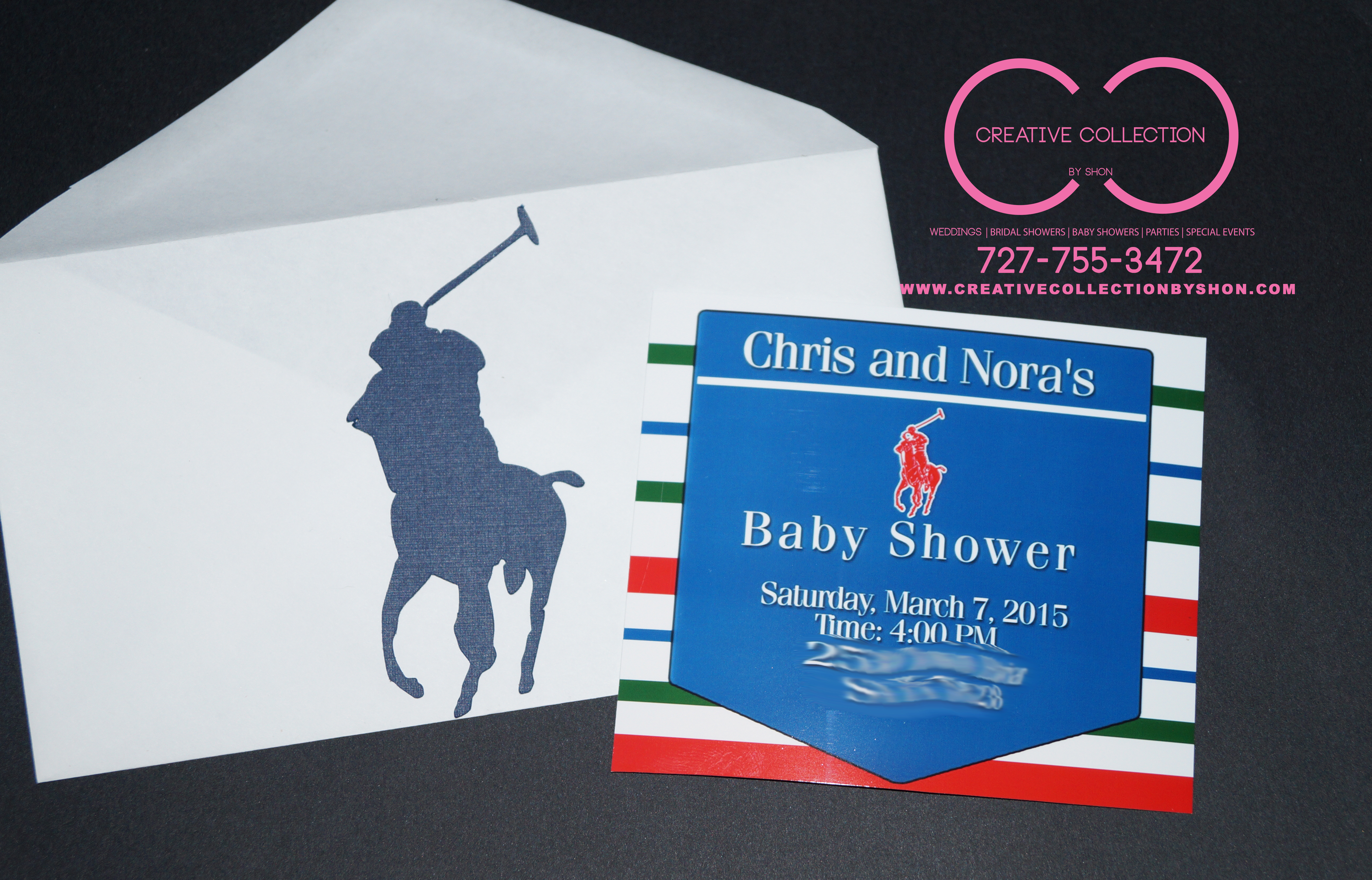 Polo Card Invitations