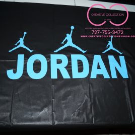 Jumpman Inspired Table Cover