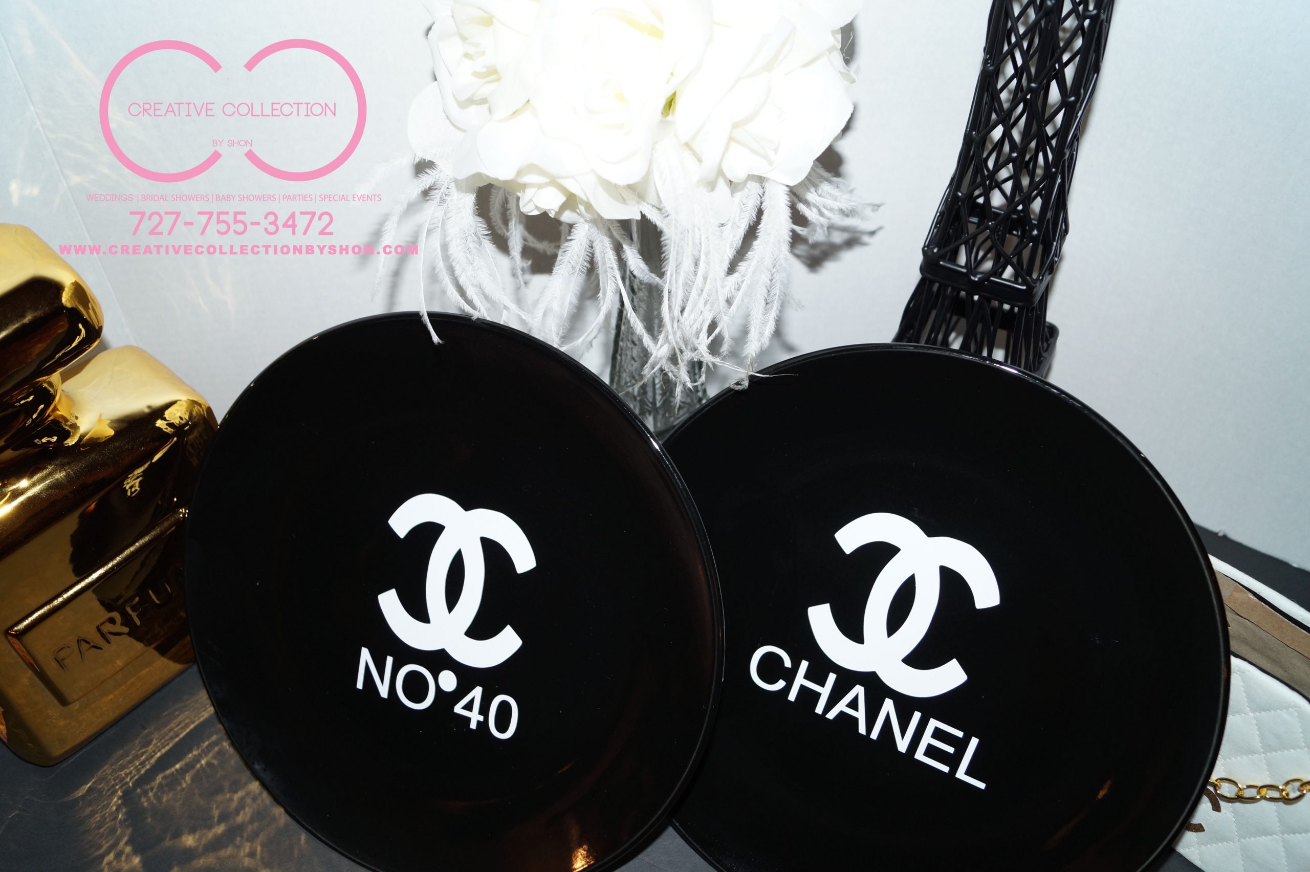 Parisian Inspired Plates – Creative Collection by Shon