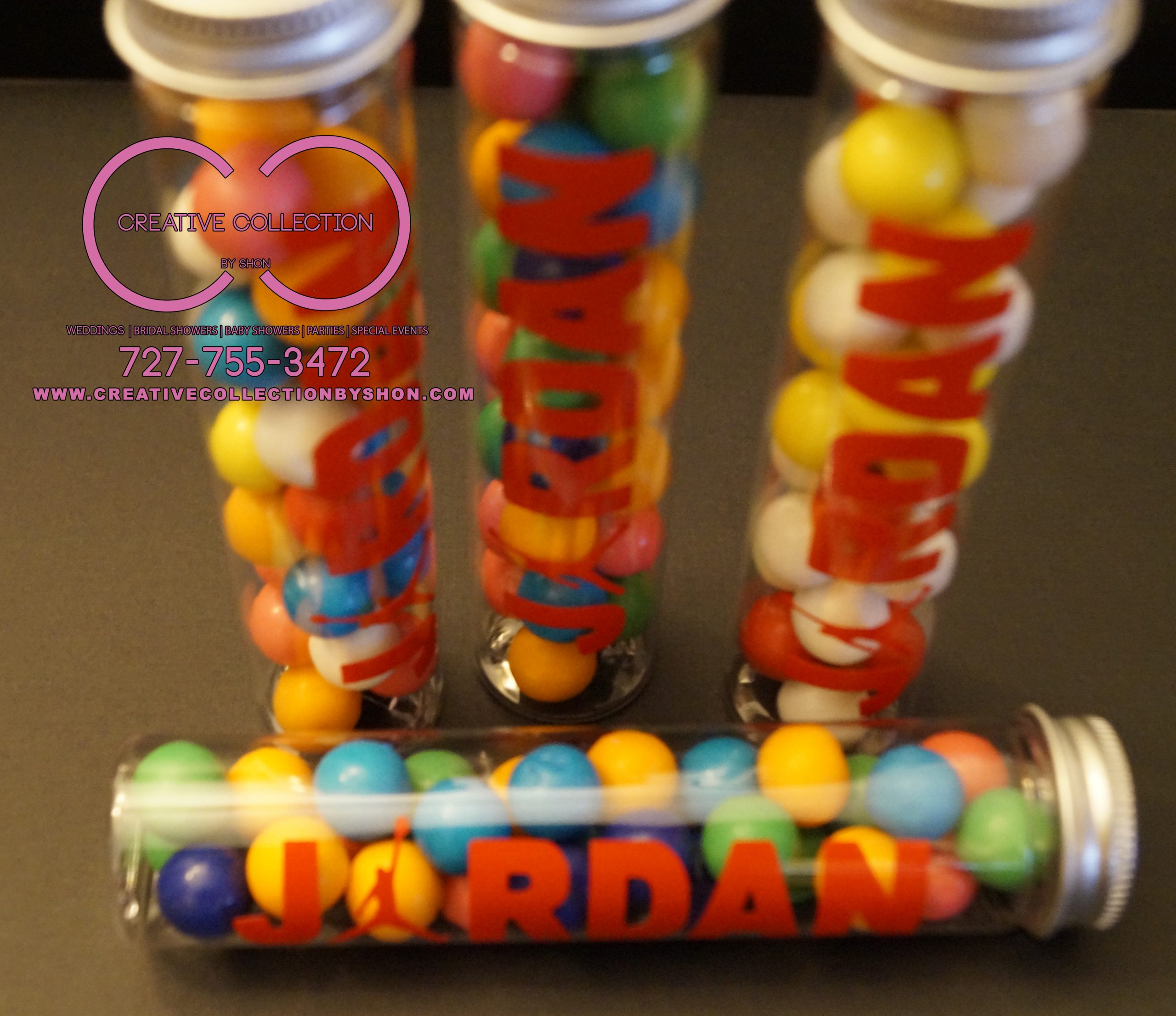 Jumpman “Jordan” Theme Empty Candy Tubes