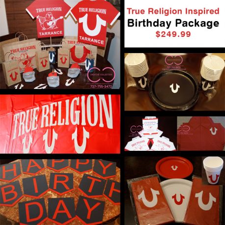 True Religion Inspired Birthday Package