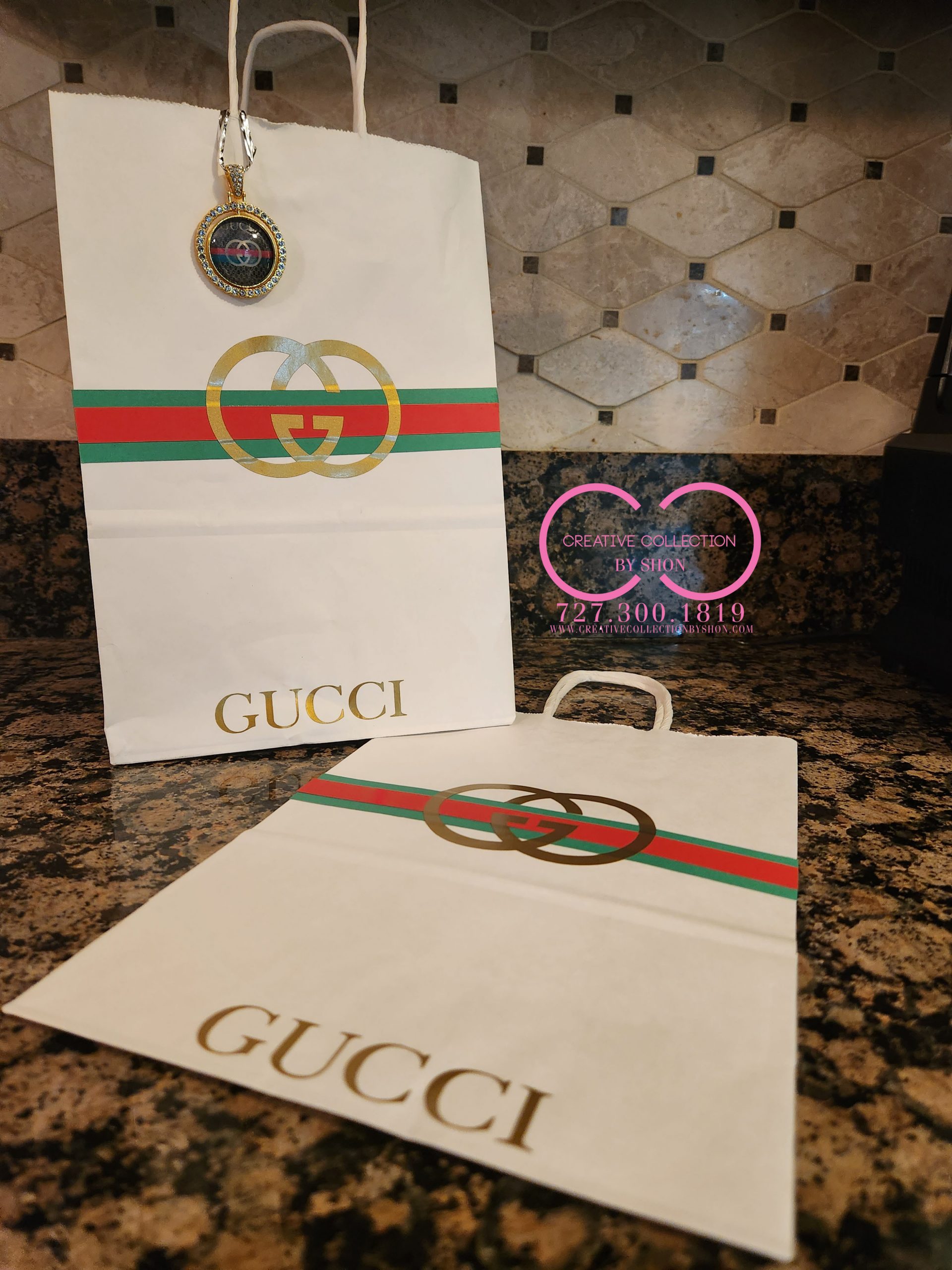 Gucci Gift Bags (sold in sets) Creative Collection by Shon