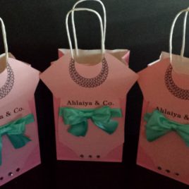 Tiffany Inspired Onesie Gift Bags (sold in sets)
