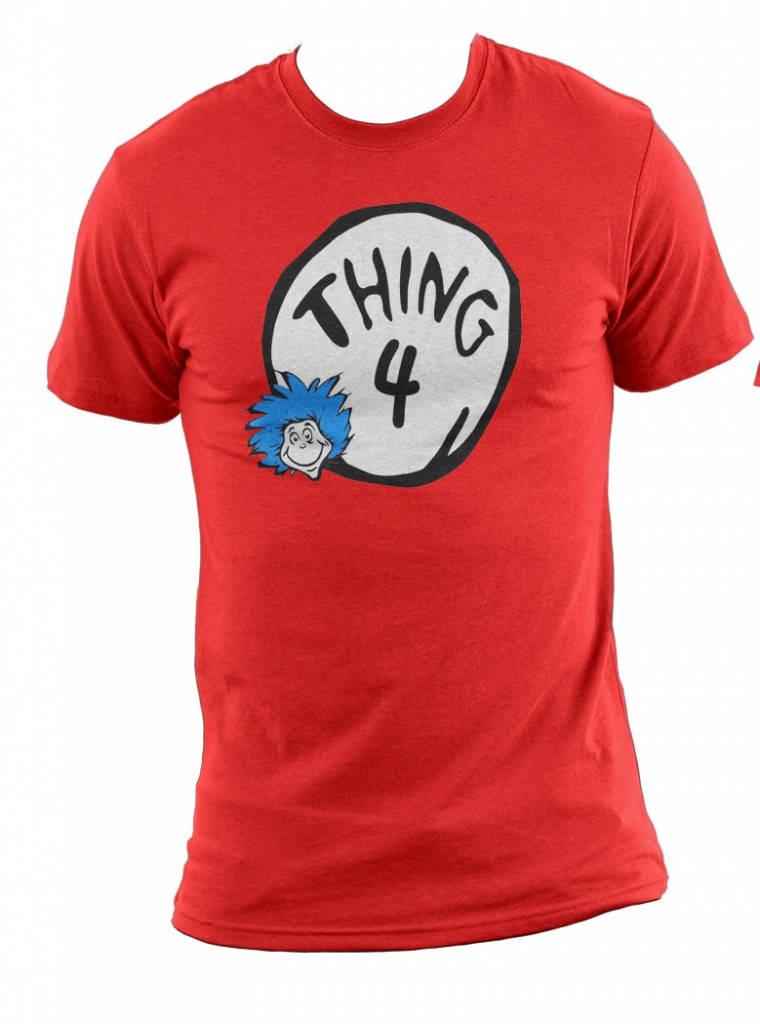 Thing 1 2 3 T-Shirt Cat in the Hat – Creative Collection by Shon