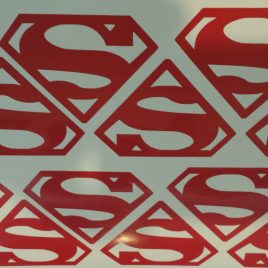 Superman Style Decal (Vinyl Stickers)