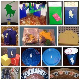 Deluxe Horsemen Party Package (Include: Invitations, Candy Bags, Plates,Cups,Napkins and Centerpiece)