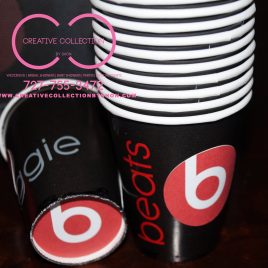 Beats By Dre Inspired Party Cups