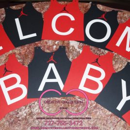 Jumpman Welcome Baby Banner