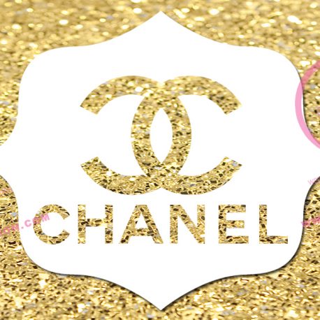 Chanel Water Bottle Label Gold