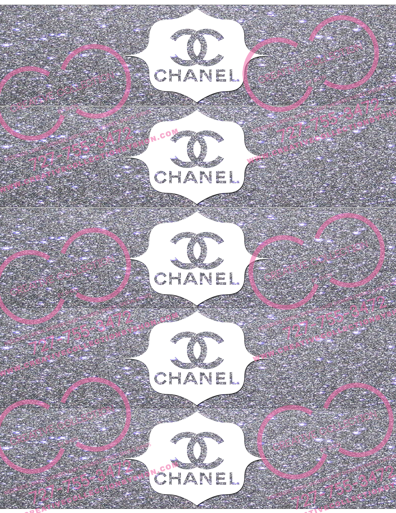 Chanel Perfume Label 