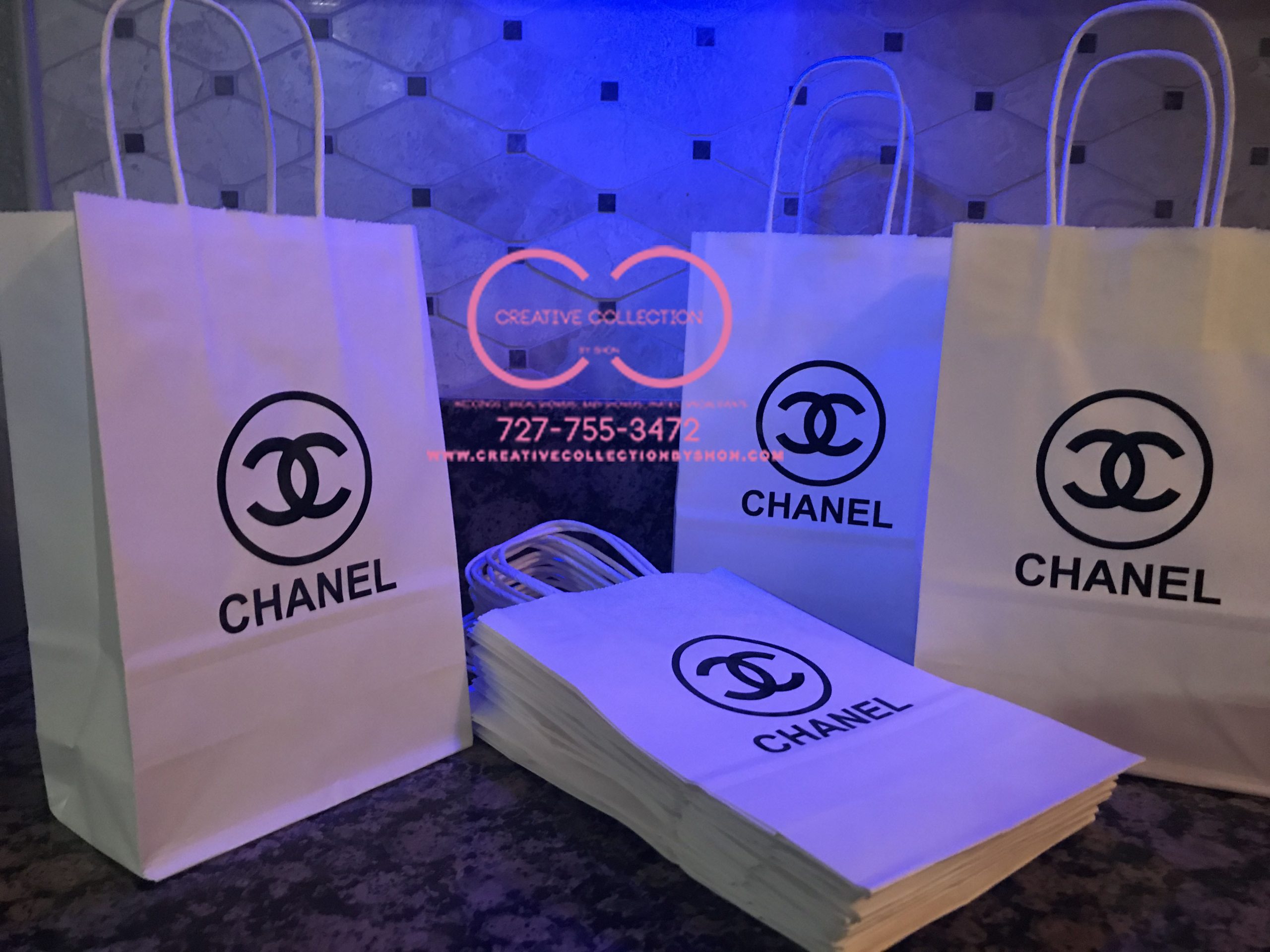 CHANEL, Party Supplies, Authentic Chanel Shopping Bag